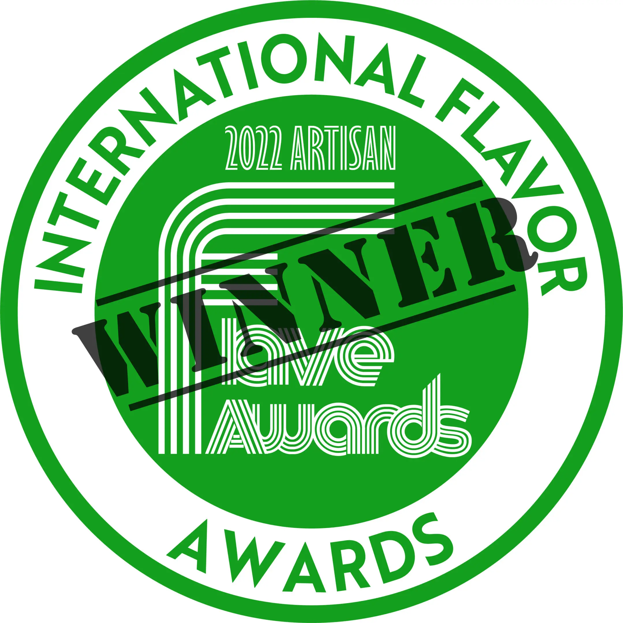 2022 International Flavor Awards winner green seal
